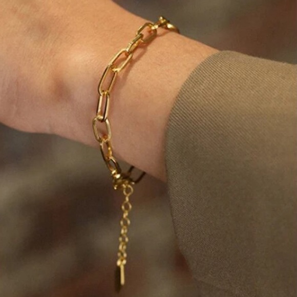 Paperclip Chain Bracelet - Picture 3 of 5